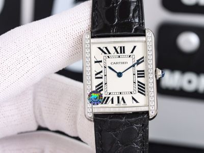 Cartier 34.8*27.4MM for Medium 31*24.4MM For Small Imported Swiss Quartz Movement Couple Watch